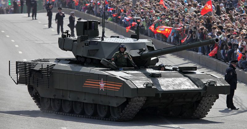 Russian battle tank T-14 object 148 Armata, in the streets of Moscow May 9, 2015.  Vitaly V. Kuzmin / CC BY-SA 4.0 / Wikipedia