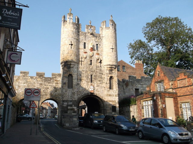 Micklegate – York is famous for its medieval city walls. Photo Credit.