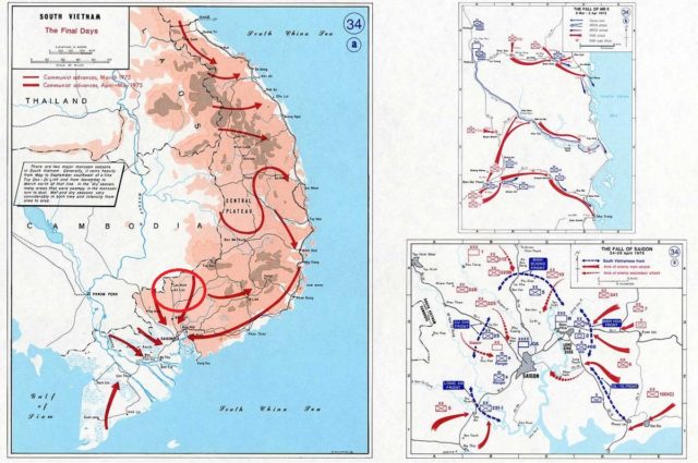 Lộc Ninh, South Vietnam marked in the red circle.