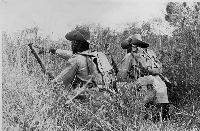 King's African Rifles training in Kenya, c. 1944. By Charlesdrakew - Own work, Public Domain, https://commons.wikimedia.org/w/index.php?curid=5890255
