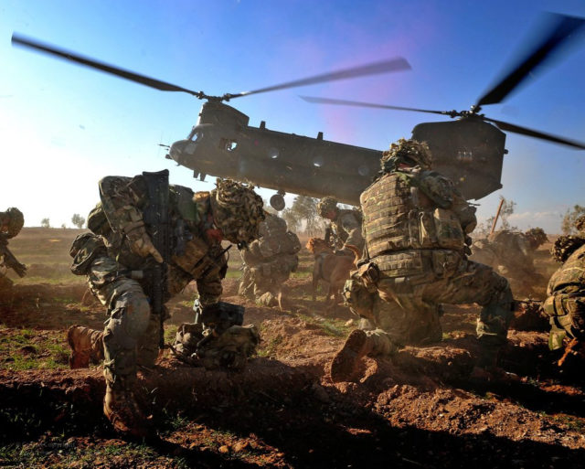 British Royal Marines in Afghanistan Photo Credit
