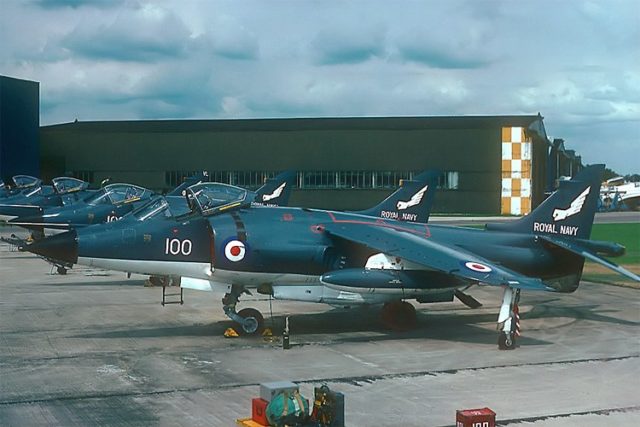 Royal Navy Sea Harrier. Wikipedia / Pubic Domain