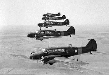 Ansons of No. 2 SFTS in formation in 1941
