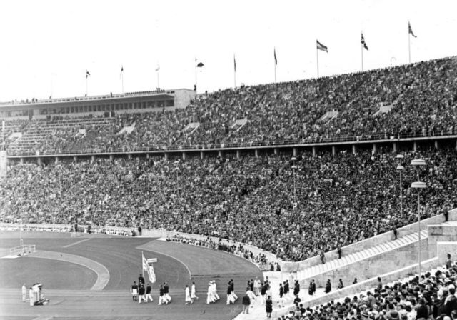 Parade of nations at the 1936 Summer Olympic Games in Berlin Image Source: Bundesarchiv, B 145 Bild-P017045 / Frankl, A. / CC-BY-SA 3.0