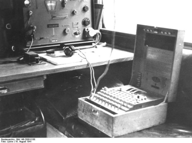An Enigma Machine Photo Credit