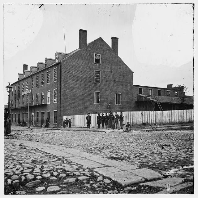 Castle Thunder, a Confederate prison in Richmond, VA 