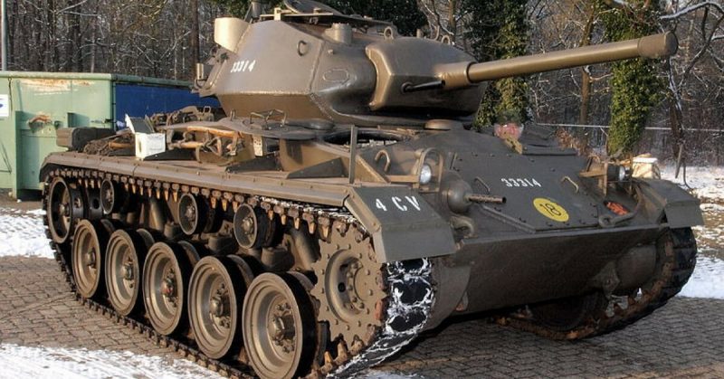 M24 Chaffee 33314 4CV of the Dutch army. - <a href=