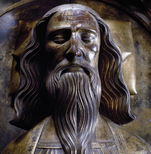 Edward III of England, Detail of a Bronze Effigy in Westminster Abbey, England.