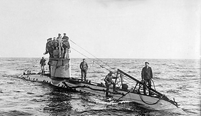 German UC-1-class World War I submarine.