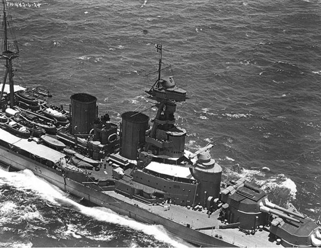 HMS Hood, seen here in 1924. Wikipedia / Public Domain 