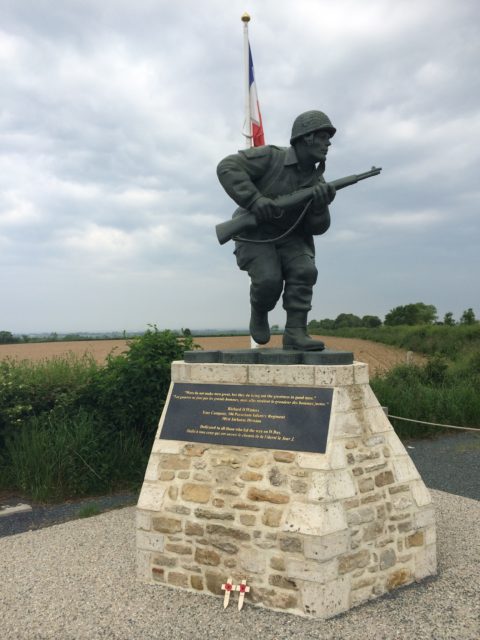 Dick Winters Leadership monument near Utah Beach - Image by Joris Nieuwint