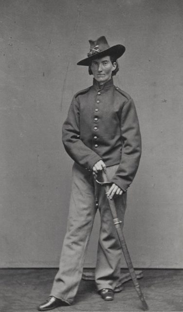 Frances Clalin in her disguise as a male Union soldier. Minnesota Historical Society/Wikipedia/Public Domain