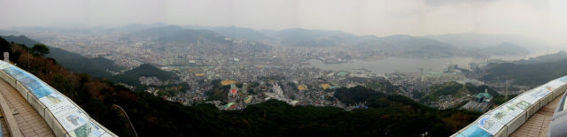Panoramic view of Nagasaki