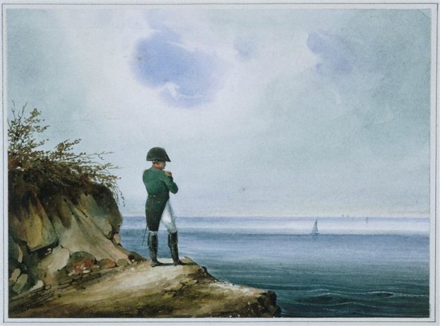 Napoleon on Saint Helena - Public Domain