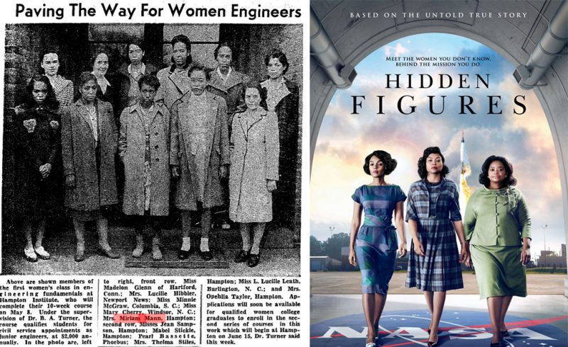 Miriam Danielle Mann and the story of the black female computers at NASA in the movie 