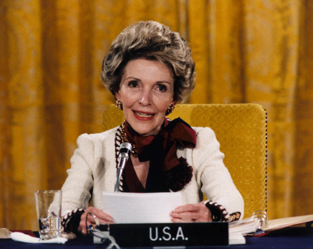 Nancy Reagan Conference on Drug Abuse at the White House, 1985