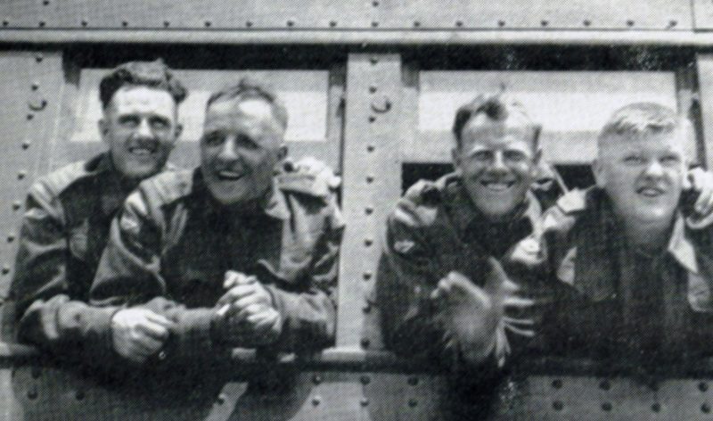WWII soldiers on a train. Wikipedia / Public Domain