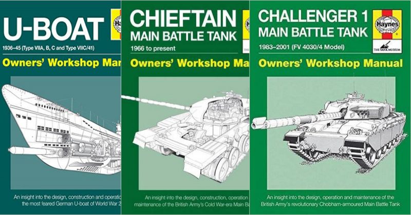 Haynes Manual Challenger 1 Main Battle Tank Military British Army Model FV4030/4 