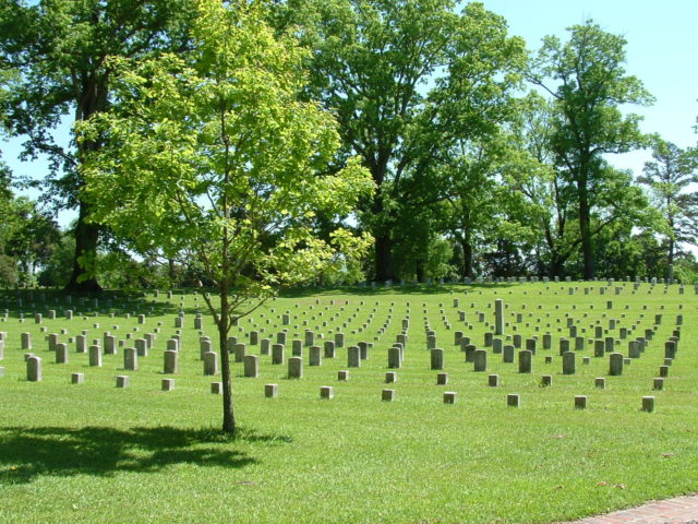 Union cemetery at Shiloh National Military park. Wikipedia / Public Domain