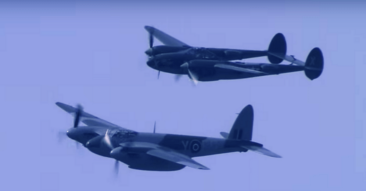 The Mosquito an the Lightning take to the sky together.