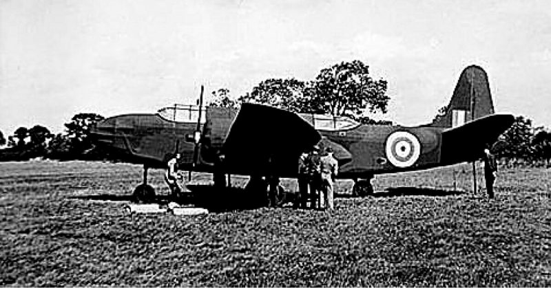 Dummy Aircraft used as a Decoy in WW2. W.wolny - CrownCopyright 