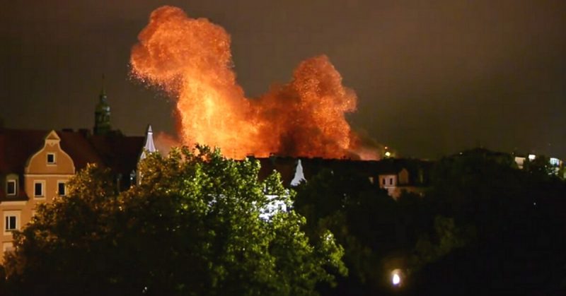 Controlled Detonation Of a Bomb in Munich, 2012. Simon Aschenbrenner - CC BY 3.0