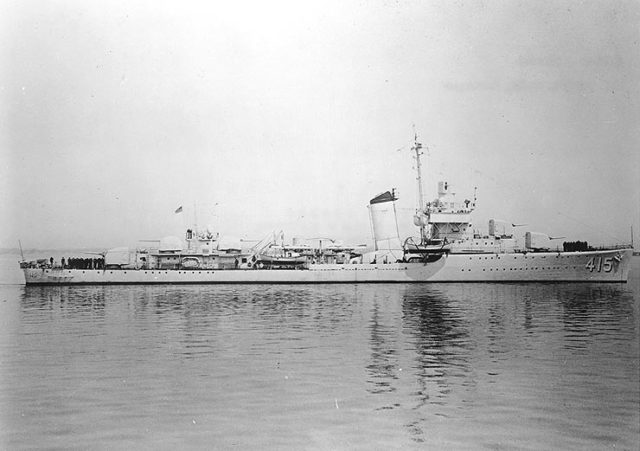 The USS O'Brien in 1940 Image Source: Wikipedia / Public Domain