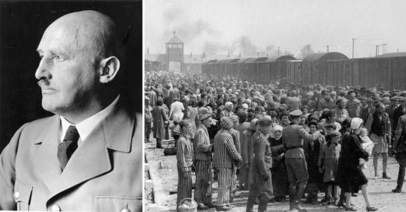 Streicher (1935) and the Holocaust. Bundesarchiv, Bild 146-1997-011-24 / Hoffmann, Heinrich / CC-BY-SA 3.0, CC BY-SA 3.0 de (left) / Wikipedia/ Public Domain (right). 