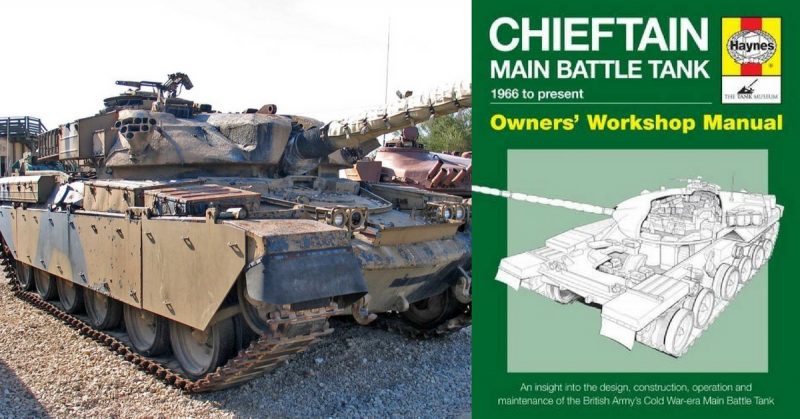Left: Chieftain Mk -
Bukvoed - CC BY-SA 3.0 Right: Book cover.