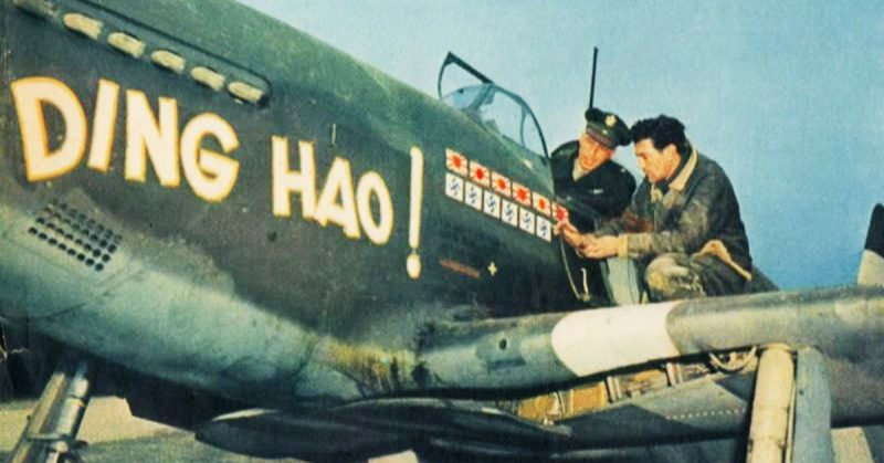 Howard's P-51B-5 Mustang (serial 43-6315) "Ding Hao!".