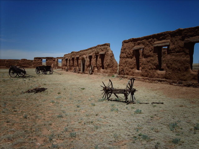 The remainder of Fort Union, a critical spot during the New Mexico campaign. Photo Source.
