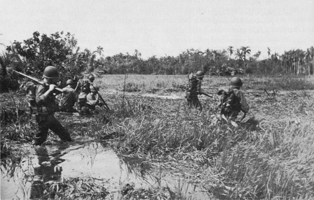 US Cavalry troops in the Philippines 1944. 