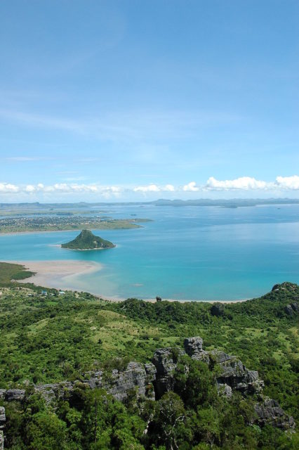 Antsiranana Bay, also known as Diego Suarez Bay, on the north side of Madagascar. Photo Source.