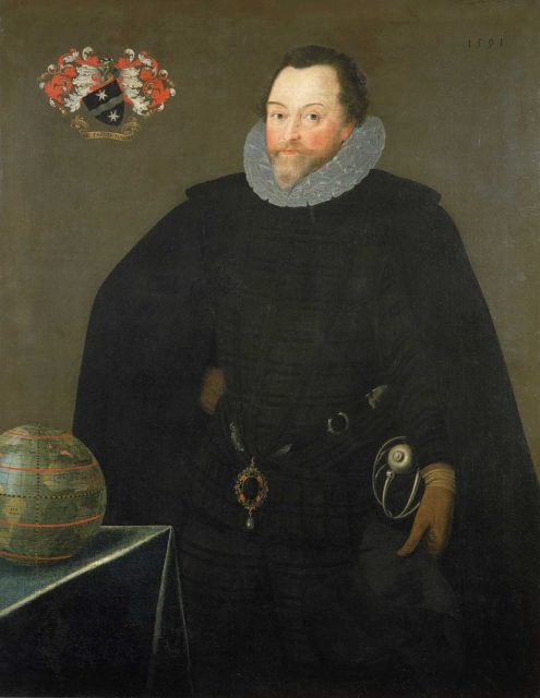 Sir Francis Drake, defeater of the Spanish Armada.