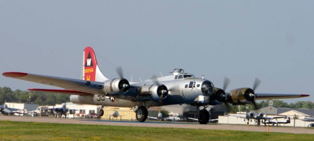 B-17G-VE "Aluminum Overcast", serial number 44-85740, at EAA's 2006 EAA AirVenture Oshkosh in Oshkosh, Wisconsin