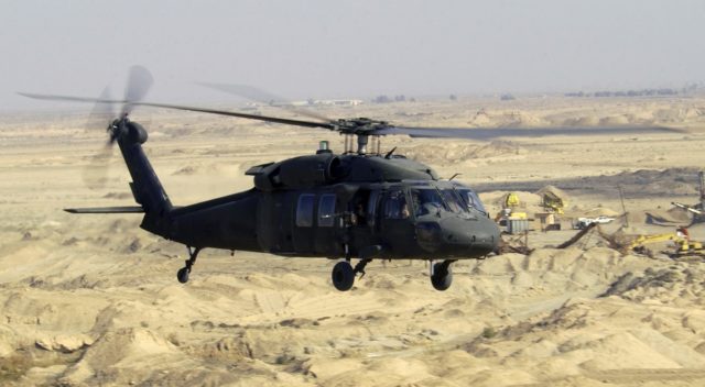 A Sikorsky UH-60 Black Hawk