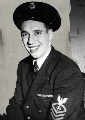 A Chief Petty Officer, denoted by the rocker above his Chevrons. Chiefs, Senior Chiefs and Master Chiefs are the senior enlisted personnel in the fleet, a well respected position. Image Source: Wikimedia Commons/public domain