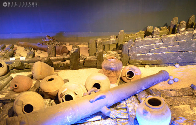 All 14 cannons taken from the Intramuros Fort were found at the wreckage site