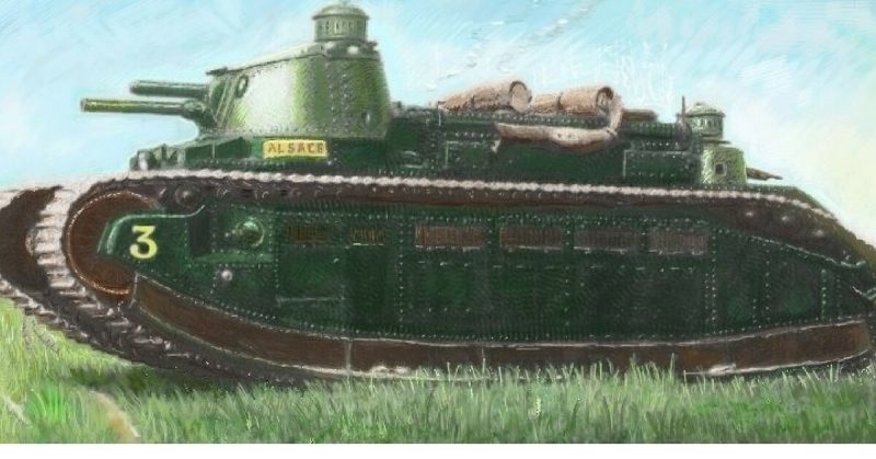 A painting of Char 2C 