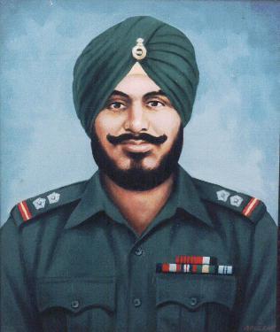 Subedar Joginder Singh Portrait, PVC