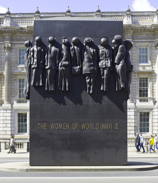 Monument to the Women of World War II in London. Photo Source.