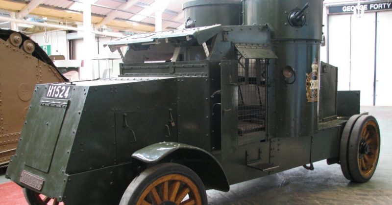 Peerless Armoured car, at Bovington Tank Museum, UK. <a href=