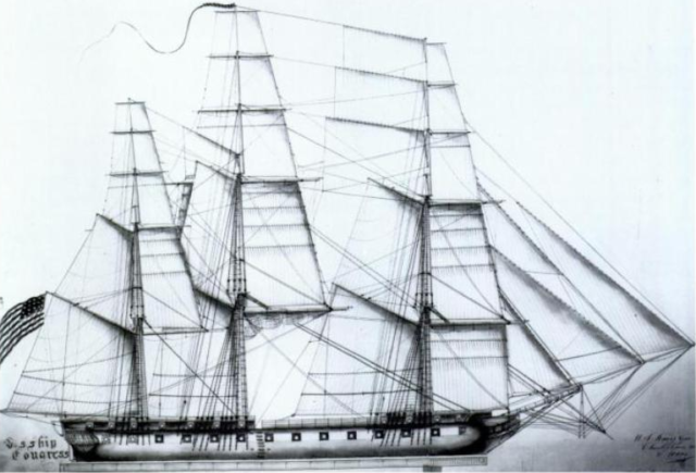 USS Congress. Image source: Wikimedia Commons/ public domain