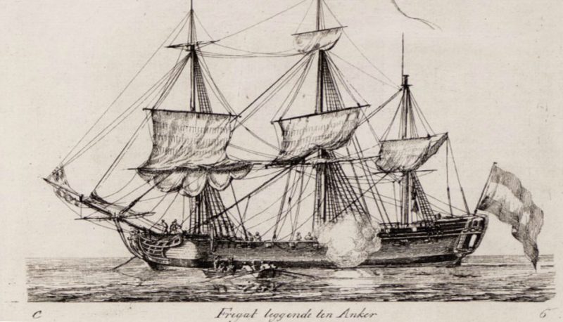 An example of a late 18th century Dutch Frigate, 1789. <a href=http://www.machuproject.eu/machu_cms/VoC/VoC_Wreck_View.php?wreck_id=445&lang=EN>Photo Credit</a> 