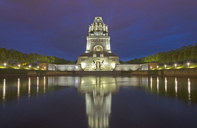 The beautiful Monument to the Battle of Nations. Photo Source.