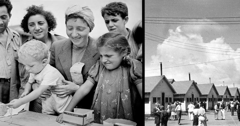 Stock photo: Fort Ontario Refugee Camp, Oswego, New York 1944. Photo credits: <a href=https://commons.wikimedia.org/w/index.php?curid=27222218>1</a> , <a href=http://safehavenmuseum.com/?attachment_id=226>2</a>