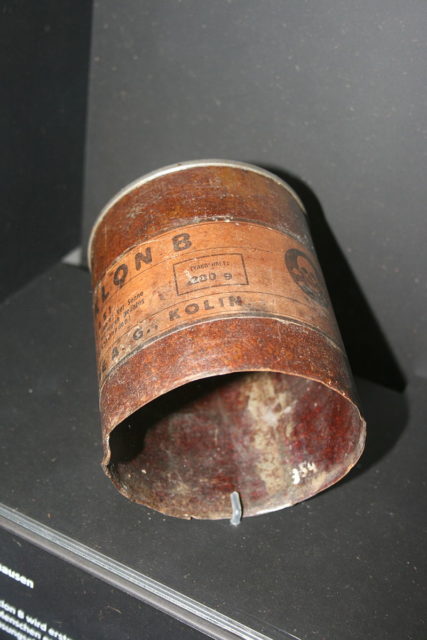Zyklon B was often used by the Nazi's to kill inmates. Photo Credit