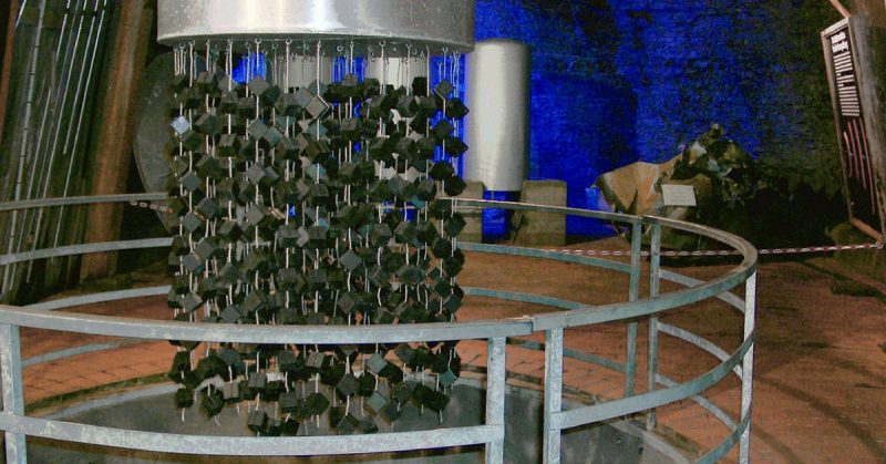 A copy of the German nuclear reactor in a modern museum in Germany.  Photo Credit.