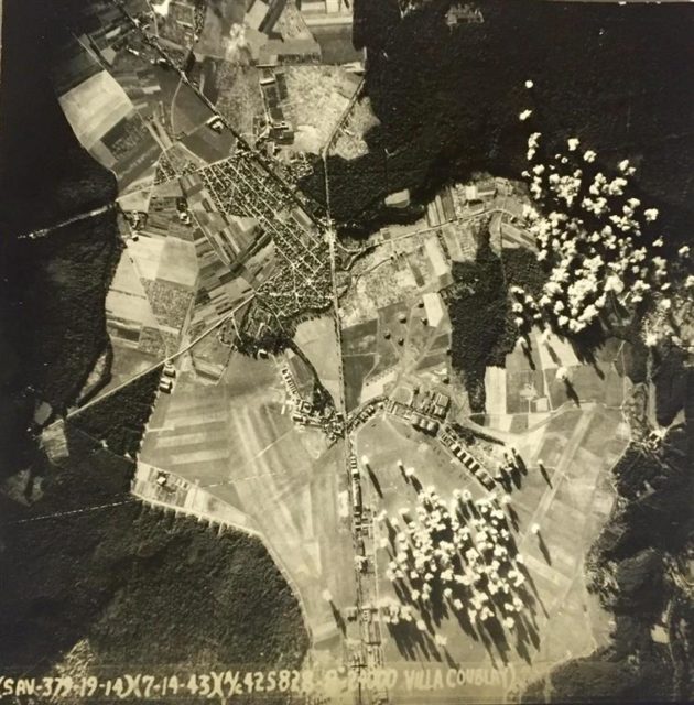 B-17 bombing missed targets over Germany. "We hit the fields," said Captain Bill Purple.
