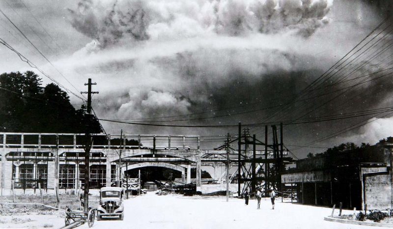 Atomic cloud over Nagasaki